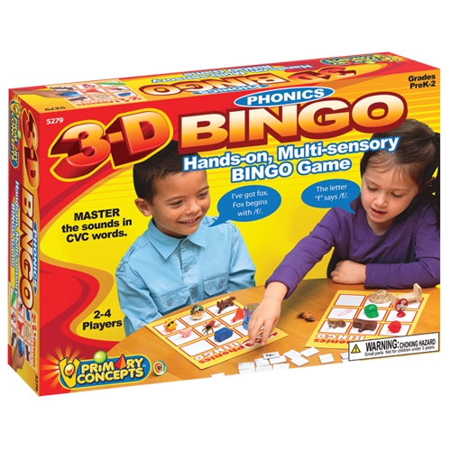 Pc-5279 3-d Phonics Bingo Game