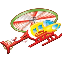 Ppatp016 Rescue Helicopter Floor Puzzle