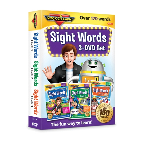 Rl-316 Sight Words 3 Dvd Set