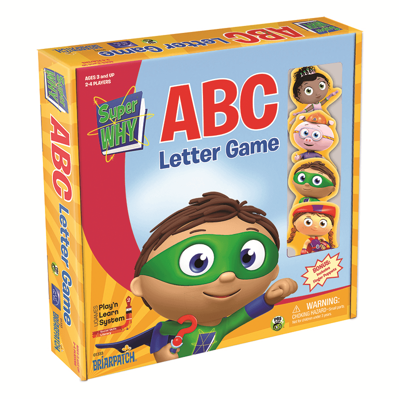 University Games Ug-01333 Super Why Abc Letter Game