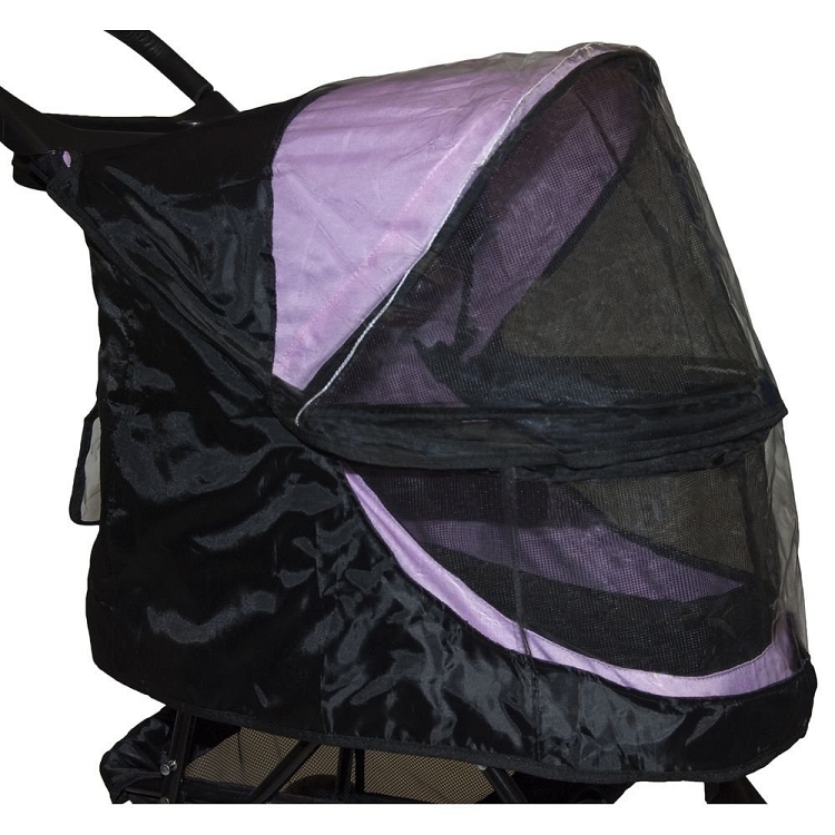 Pet Gear Pg8100nzwc Weather Cover For No-zip Happy Trails Pet Stroller, Black