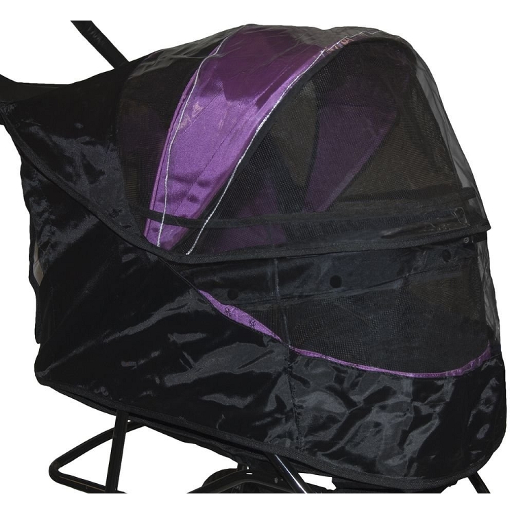 Pet Gear Pg8250nzwc Special Edition No-zip Pet Stroller Weather Cover, Black