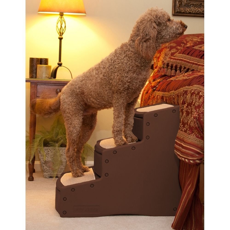 Pet Gear Pg9730xlch Easy Step Iii Extra Wide Pet Stairs, Chocolate