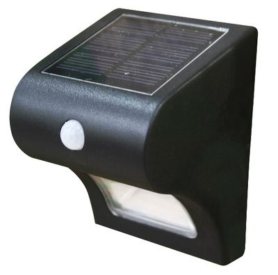 Sl133 Solar Motion Sensor Deck & Wall Light, Black