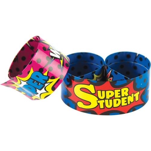 Tcr20664 Superhero Super Slap Bracelets