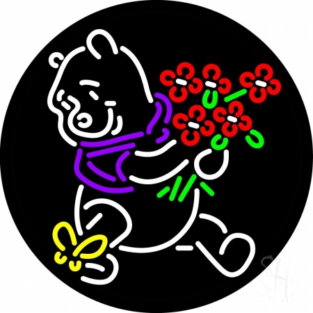 The Sign Store N105-12830 Pooh With Flowers Butterfly Neon Sign 26 x 26 x 3 in. The Sign Store N105-12830 Pooh With Flowers Butterfly Neon Sign 26 x 26 x 3 in.