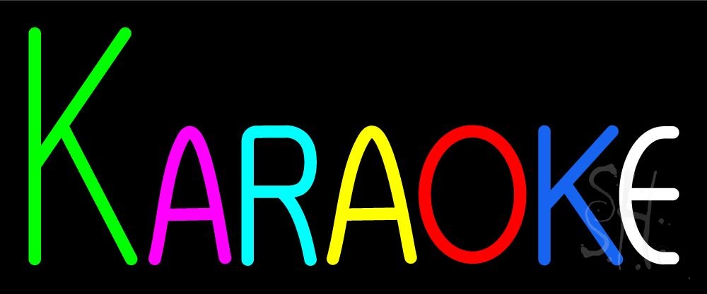 The Sign Store N105-12745-clear Multicolored Karaoke Clear Backing Neon Sign 10 x 24 in. The Sign Store N105-12745-clear Multicolored Karaoke Clear Backing Neon Sign 10 x 24 in.