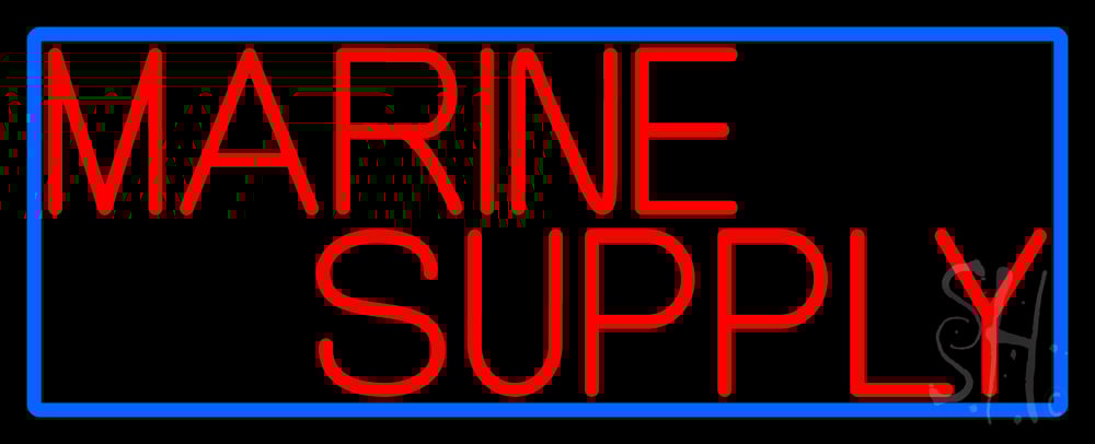 The Sign Store N105-13626 Marine Supply Neon Sign 13 x 32 x 3 in. The Sign Store N105-13626 Marine Supply Neon Sign 13 x 32 x 3 in.