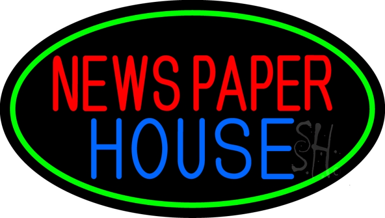 The Sign Store N105-13662 Newspaper House Neon Sign 17 x 30 x 3 in. The Sign Store N105-13662 Newspaper House Neon Sign 17 x 30 x 3 in.