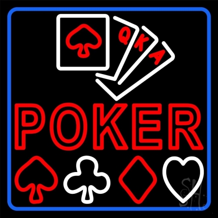 The Sign Store N105-12817-clear Poker With Cards Clear Backing Neon Sign 24 x 24 in. The Sign Store N105-12817-clear Poker With Cards Clear Backing Neon Sign 24 x 24 in.