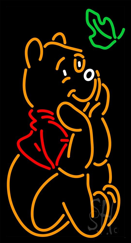 The Sign Store N105-12822-clear Pooh Bear Clear Backing Neon Sign 37 x 20 in. The Sign Store N105-12822-clear Pooh Bear Clear Backing Neon Sign 37 x 20 in.