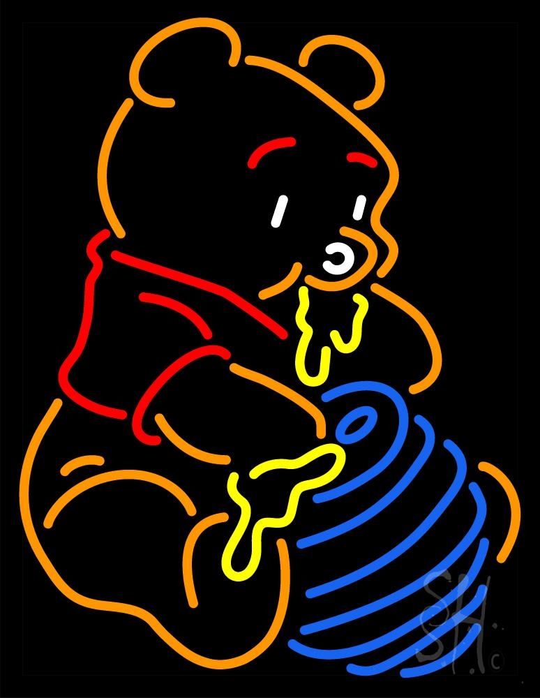 The Sign Store N105-12824-clear Pooh Eating Honey Clear Backing Neon Sign 31 x 24 in. The Sign Store N105-12824-clear Pooh Eating Honey Clear Backing Neon Sign 31 x 24 in.