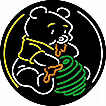 The Sign Store N105-12825-clear Pooh Eating Honey Clear Backing Neon Sign 26 x 26 in. The Sign Store N105-12825-clear Pooh Eating Honey Clear Backing Neon Sign 26 x 26 in.