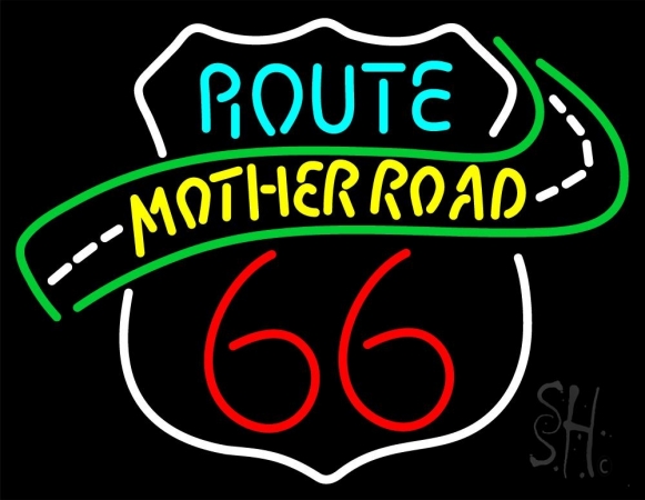 The Sign Store N105-12883-clear Route 66 Mother Road Clear Backing Neon Sign 24 x 31 in. The Sign Store N105-12883-clear Route 66 Mother Road Clear Backing Neon Sign 24 x 31 in.