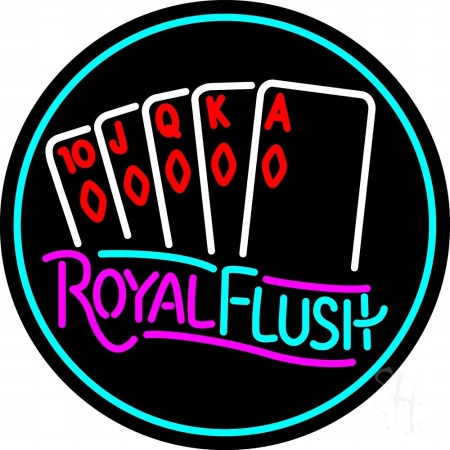 The Sign Store N105-12891-clear Royal Flush Poker Clear Backing Neon Sign 26 x 26 in. The Sign Store N105-12891-clear Royal Flush Poker Clear Backing Neon Sign 26 x 26 in.