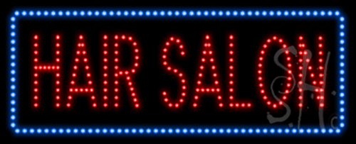 The Sign Store L100-8730 Hair Salon Animated LED Sign 13 x 32 x 1 in. The Sign Store L100-8730 Hair Salon Animated LED Sign 13 x 32 x 1 in.