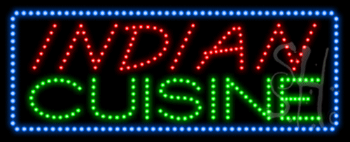 The Sign Store L100-8744 Indian Cuisine Animated LED Sign 13 x 32 x 1 in. The Sign Store L100-8744 Indian Cuisine Animated LED Sign 13 x 32 x 1 in.