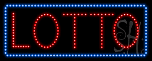 The Sign Store L100-8973 Lotto Animated LED Sign 13 x 32 x 1 in. The Sign Store L100-8973 Lotto Animated LED Sign 13 x 32 x 1 in.