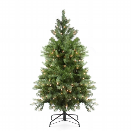 31748449 Pre-lit Noble Fir Full Artificial Christmas Tree - Clear Lights