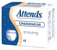 48apv30 Attends Unisex Regular Absorbency Value Tier Protective Underwear, Large - 44 To 58 In.