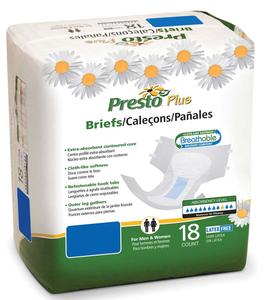 Prtabb21060 Presto Plus Breathable Brief, 2 Extra Large