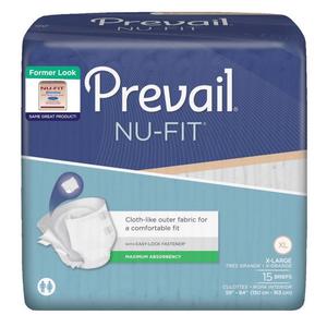 Fqnu0141 Prevail Nu-fit Adult Brief, Extra Large - 59 To 64 In.
