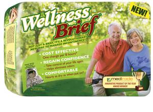 Uw3142 Wellness Brief Super Absorbent- Large - 36 To 46 In. 20-pack
