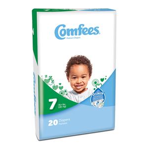 48cmf7 Comfees Baby Diapers - Size 7