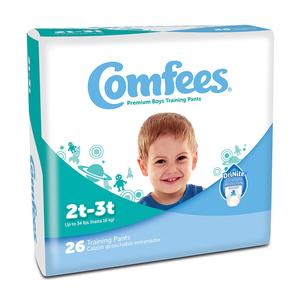 48cmfb2 Comfees Boy Training Pants - Size 2t To 3t