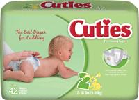 Fqcr2001 Prevail Cuties Baby Diapers, Size 2 - 12 To 18 Lbs.