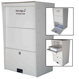 Wall Mount X-Large Letter Locker Mailbox, Gray