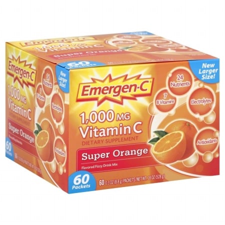 Alacer 274792 Emergen-c Vitamin C Super Orange - 18 Oz.
