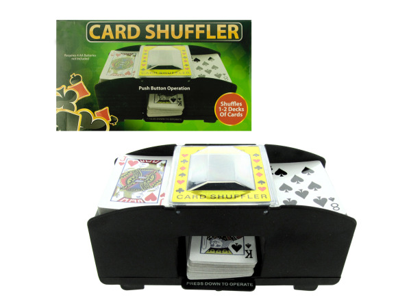 Oc576-12 Battery Operated Playing Card Shuffler, 12 Piece