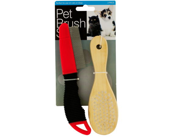 Pet Brush Comb Set, 8 Piece