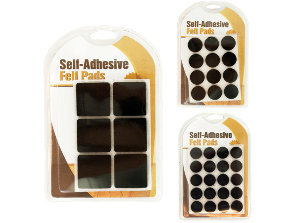 Hw745-24 Self-adhesive Felt Floor Protector Pads, 24 Piece