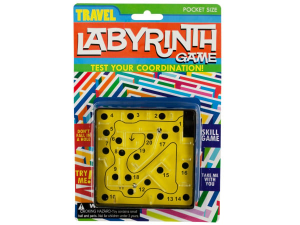 Ka309-24 Travel Labyrinth Game, 24 Piece