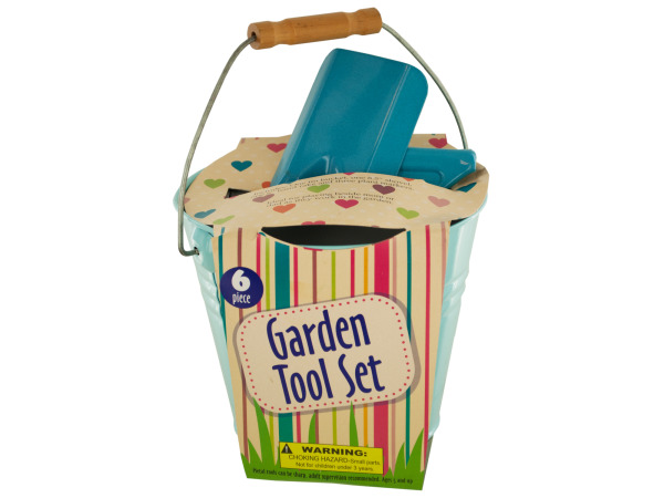 Of813-1 Garden Tool Set In Bucket