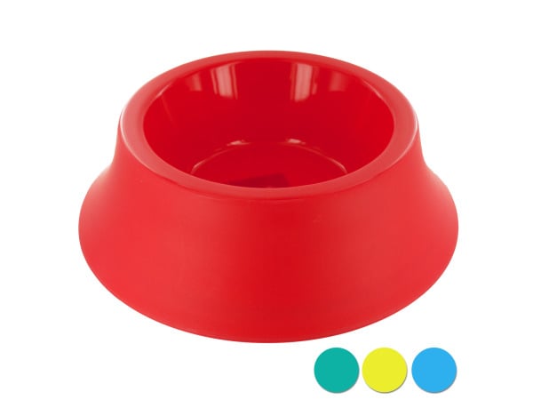 Di437-36 Medium Size Round Plastic Pet Bowl, 36 Piece