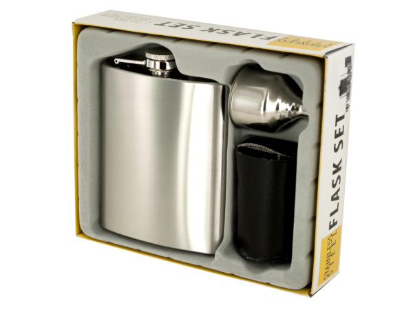 Ol423-1 Stainless Steel Flask Set