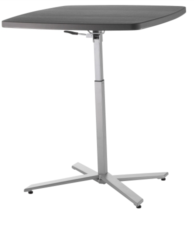 Ctt3042 Cafe Time Adjustable-height Table, Charcoal