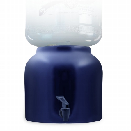 60059 Porcelain Water Dispenser - Cobalt Blue Crock