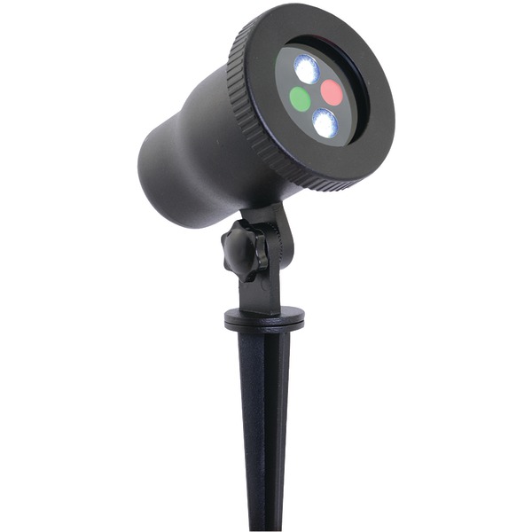 Night Stars Premium Landscape Lighting LL03-RGSL-R Red & Green Laser Landscape Light with LED Spotlight