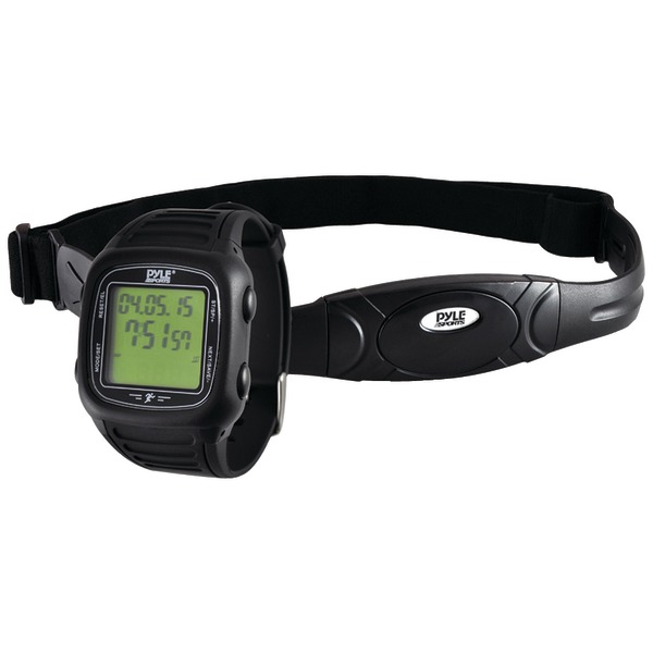 Pyle-sports Phrm76bk Multifunction Activity Watch With Heart Rate Monitor - Black