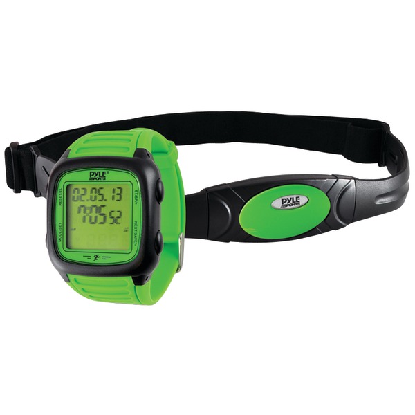 Pyle-sports Phrm76gn Multifunction Activity Watch With Heart Rate Monitor - Green