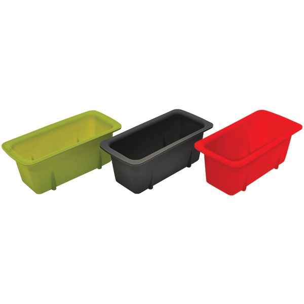080335-006-0000 Silicone Mini Loaf Pans, Set Of 3