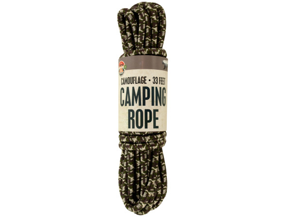 Ol561-12 Camouflage Camping Rope, 12 Piece