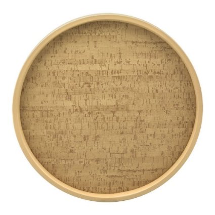 16030 Natural Cork 14 In. Round Serving Tray