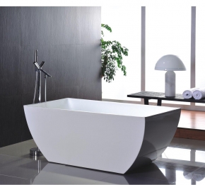 We6821 67 In. White Acrylic Tub - No Faucet