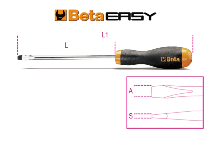 Peerless Hardware 012010021 1201 3.5 x 100 mm. Screwdriver For Slotted Head Screws Peerless Hardware 012010021 1201 3.5 x 100 mm. Screwdriver For Slotted Head Screws