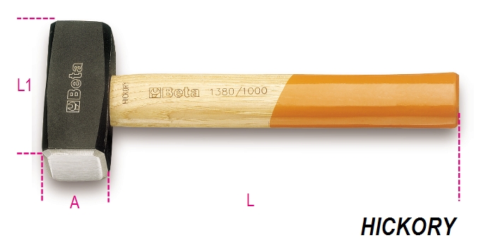 Peerless Hardware 013800220 1380 2000-lump Hammers Wooden Shafts